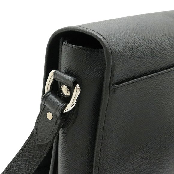 LOUIS VUITTON Louis Vuitton Taiga Andrey Shoulder Bag Leather Ardoise Black M... - Picture 7 of 7